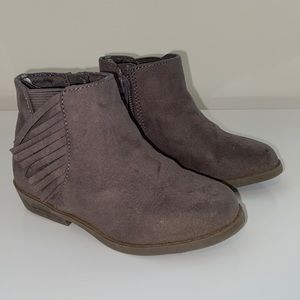 Old Navy Toddler Faux Suede Fringed Booties